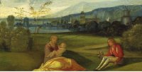 Giorgione, La nascita di Paride