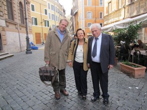 Israel Zamir Singer con figlio e Elèna Mortara, Roma 11-12