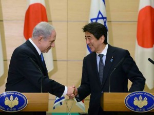 PM Netanyahu with Japanese PM Shinzo Abe