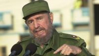 Castro Leads Massive Anti-U.S. Demo