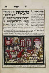 The_Rabbis_of_Bene_Brak_-_Passover_Haggadah_(1740),_f.6v_-_BL_Add_MS_18724