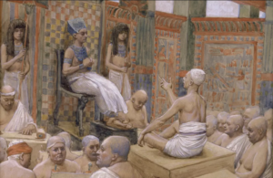 James Jacques Joseph Tissot - Joseph Interprets Pharaoh's Dream