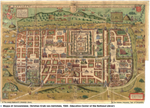mappa gerusalemme