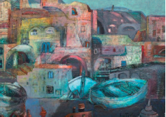 Eva Fischer, Tre barche (1957).