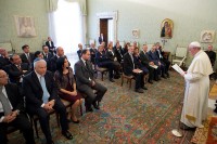 incontro con papa