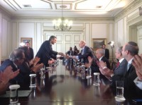 Ejc con Antonis Samaras