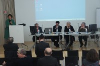 Gerard Delille, Paolo Evangelisti, rav R. Di Segni, Henri Bresc 