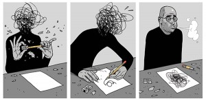 autoritratto Asaf Hanuka