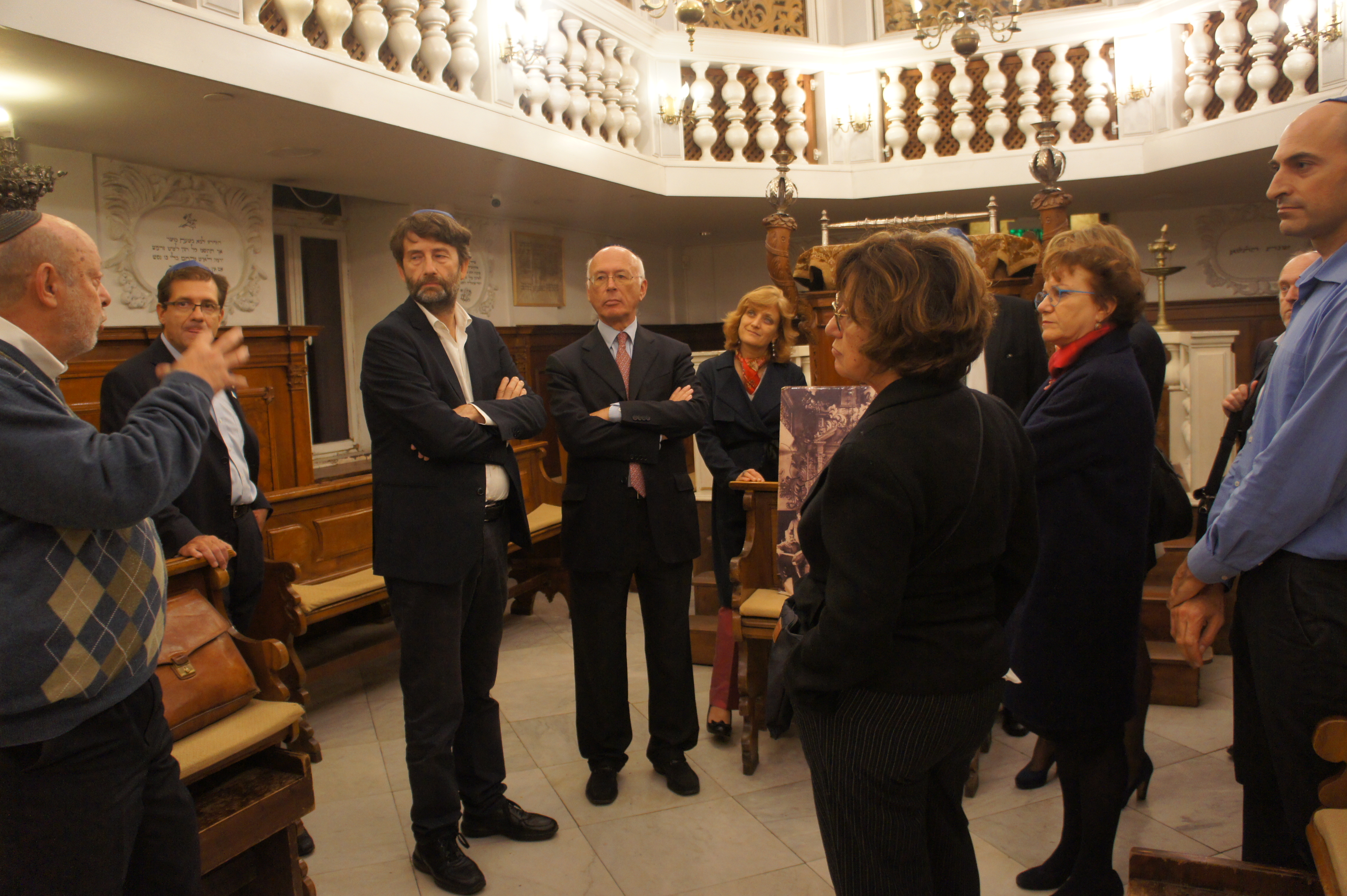 Gerusalemme, il ministro Franceschini in visita al Museo Nahon