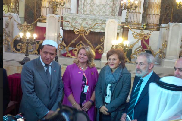 I leader islamici in sinagoga <br> “Per la pace serve coraggio”