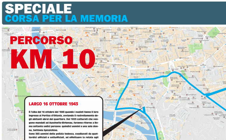 Run For Mem, una corsa per la vita <br> Le tappe del percorso lungo