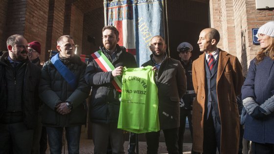 Arpad Weisz, l’intitolazione della curva <br> ‘Progetto che aggiunge, non sottrae’