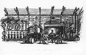 Auschwitz Birkenau. Interno del Notenschreibernblock, disegno di Francois Reisz