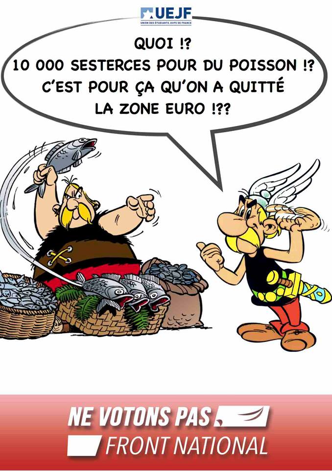 Francia, i giovani studenti ebrei <br> “Asterix, Tintin e il nostro no a Marine”