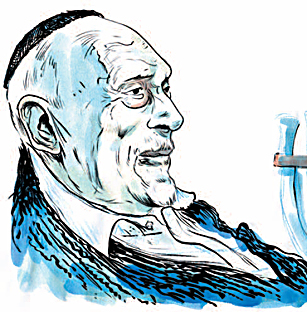 Collegio Rabbinico, in un’aula <br> la biblioteca del rav Toaff