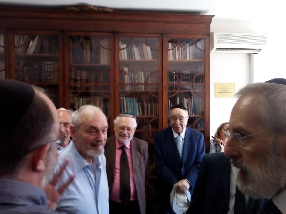 Collegio Rabbinico, l’aula Toaff <br> “Il luogo più giusto per onorarlo”