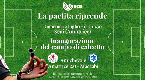 Amatrice, la partita riprende