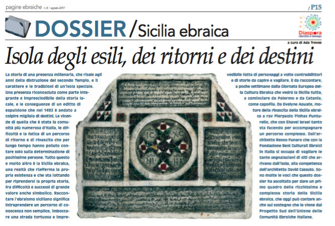 Isola degli esili, ritorni e destini <br> Sicilia ebraica, lo speciale dossier