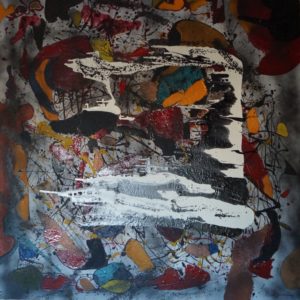 Vorrei morire con un Sorriso per incontrare quello di mia Madre - 2000 - cm. 100x100