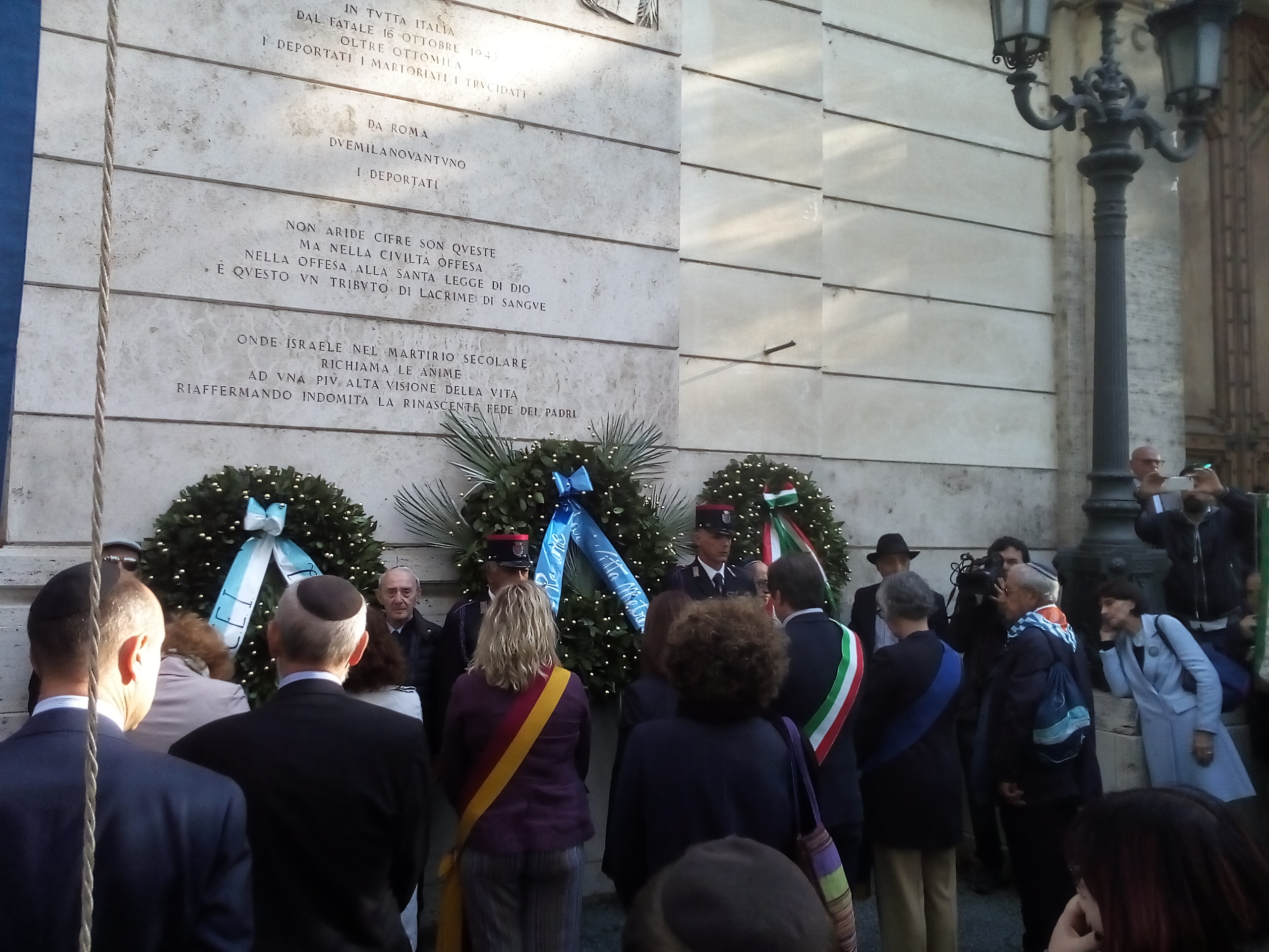 16 ottobre, Memoria viva