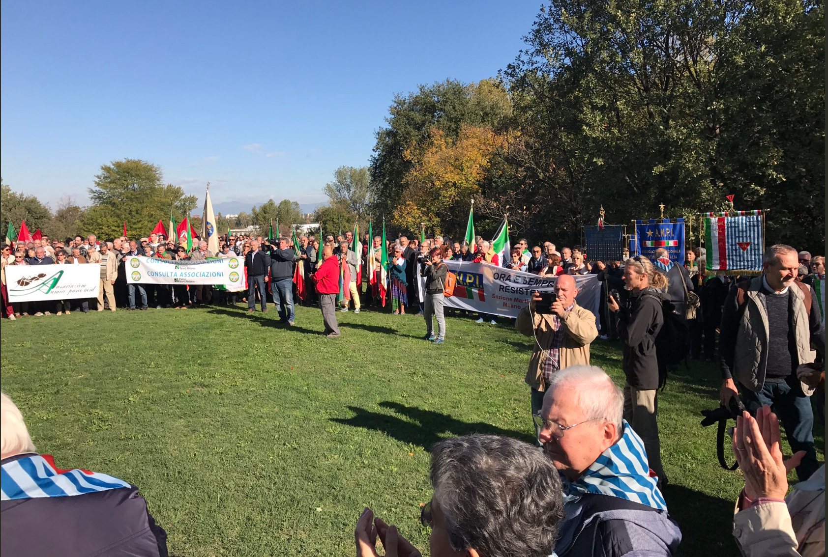 Oltraggio al Monumento del Deportato</br>A Milano, per dire no ai fascisti