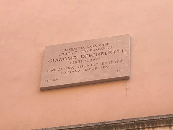 Debenedetti, l’omaggio di Roma