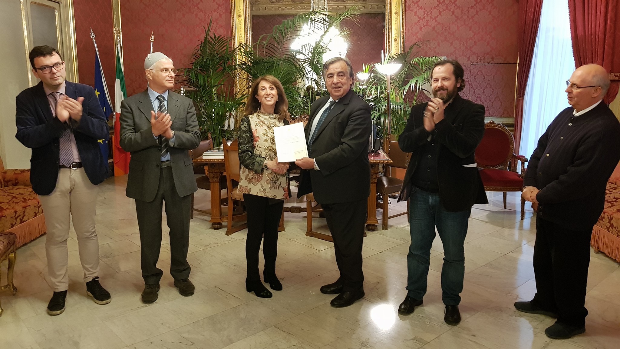Evelyne Aouate, il tributo di Palermo