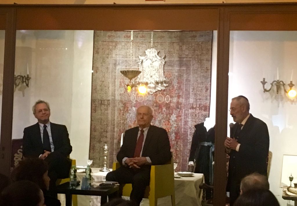 Qui Roma, la presentazione <br> “Rav Toaff, maestro di umanità”