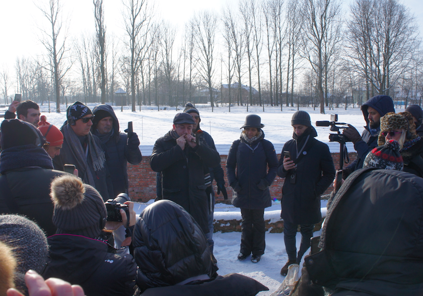 Gli studenti in visita ad Auschwitz</br> “Un viaggio contro l’indifferenza”