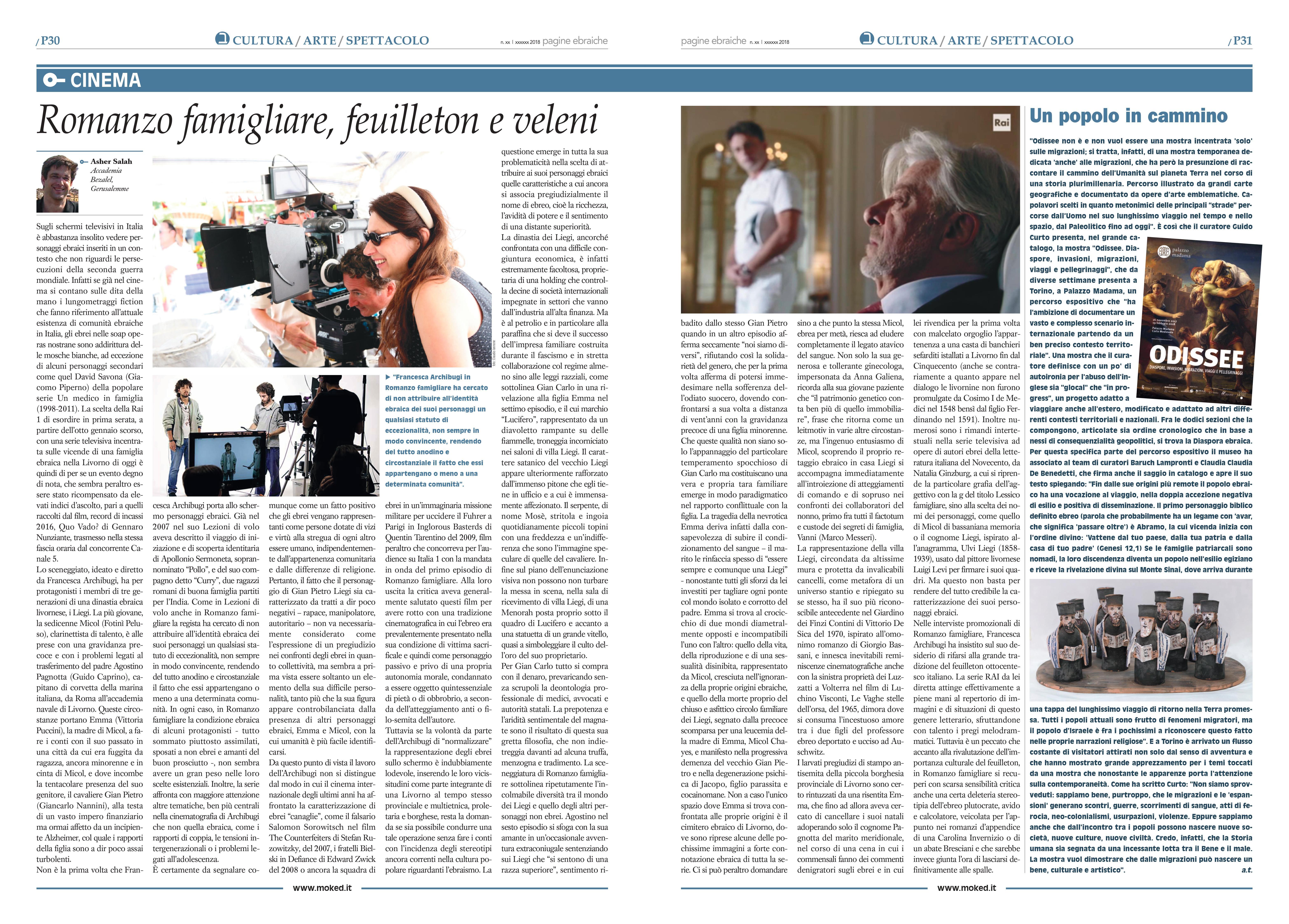 FRA SPETTACOLO E STEREOTIPI <br> Romanzo famigliare o il ritorno <br> dell’ebreo da feuilleton