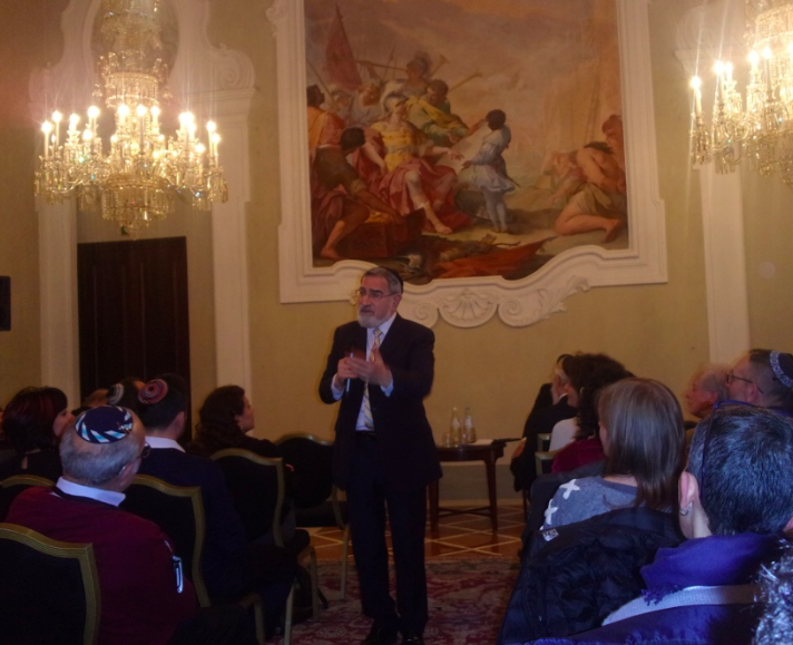 Rav Sacks agli ebrei fiorentini <br> “Non abbiate paura delle sfide”