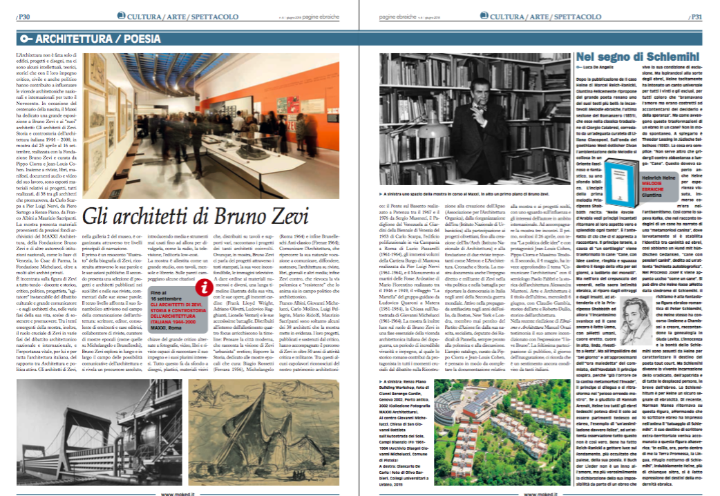 “Bruno Zevi, un grande romano”