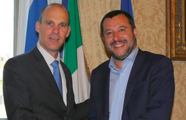 Viminale, incontro Salvini-Sachs <br> “In Israele entro l’autunno”