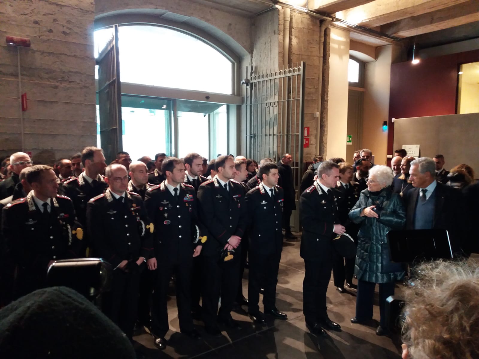 Memoriale, la visita dei carabinieri