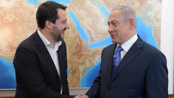 L’incontro Netanyahu-Salvini <br> “Un grande amico di Israele”
