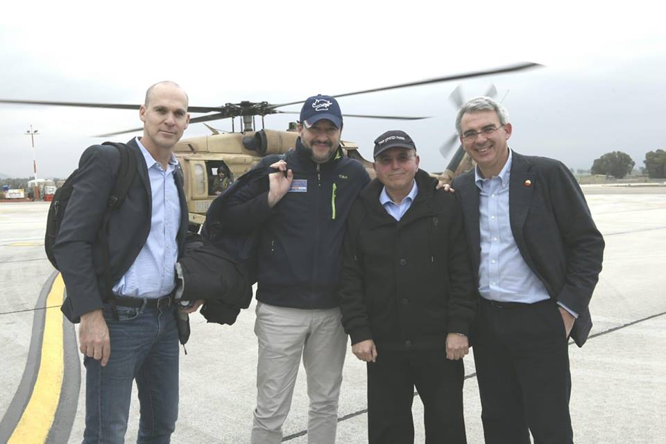 Salvini in Israele, la visita <br> inizia dai tunnel di Hezbollah