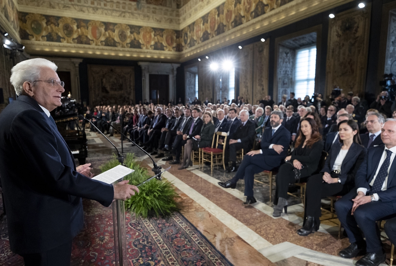 L’intervento del Capo dello Stato