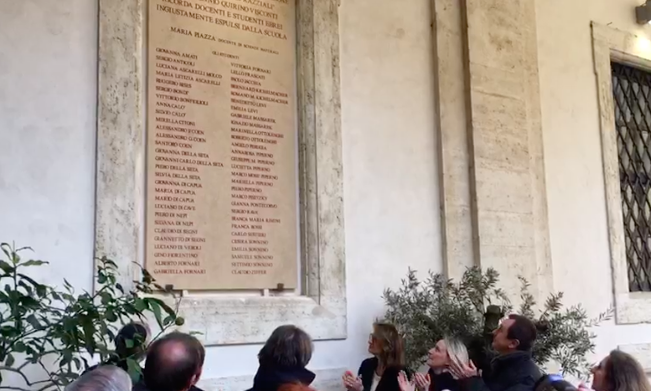 Roma – Visconti, una lapide per la Memoria