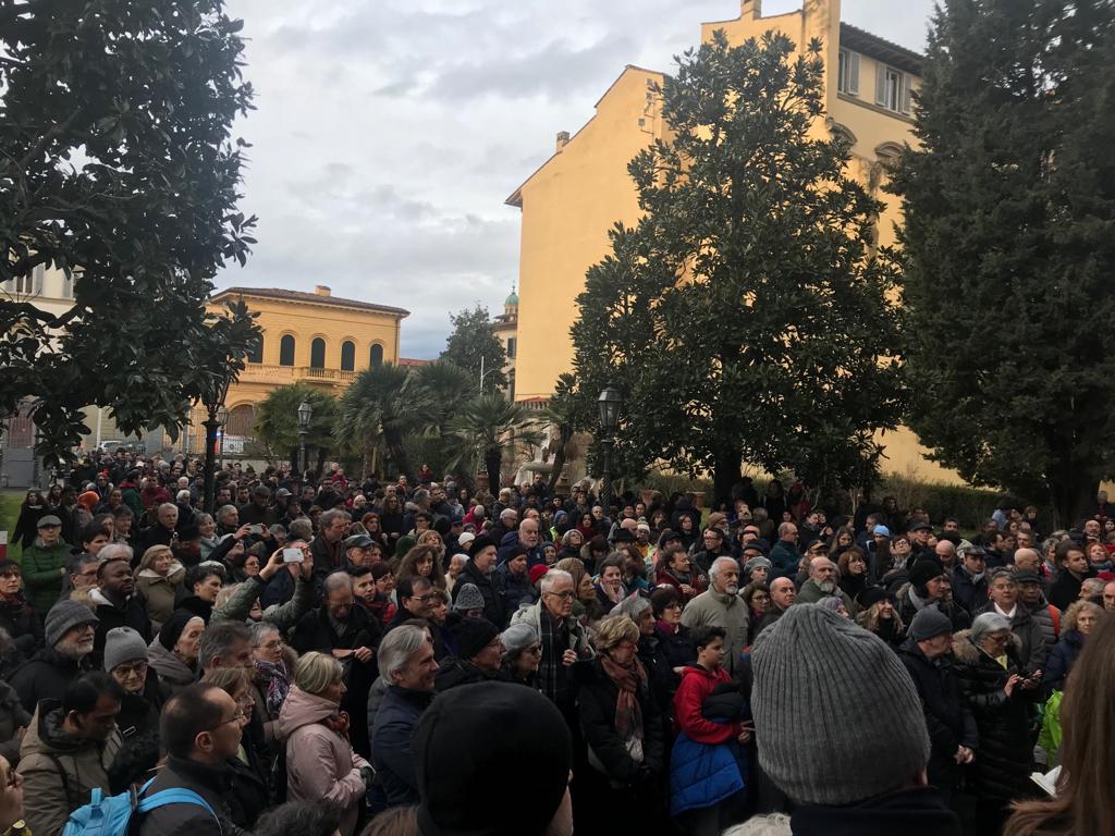 La camminata interreligiosa <br> “Firenze, un simbolo di pace”