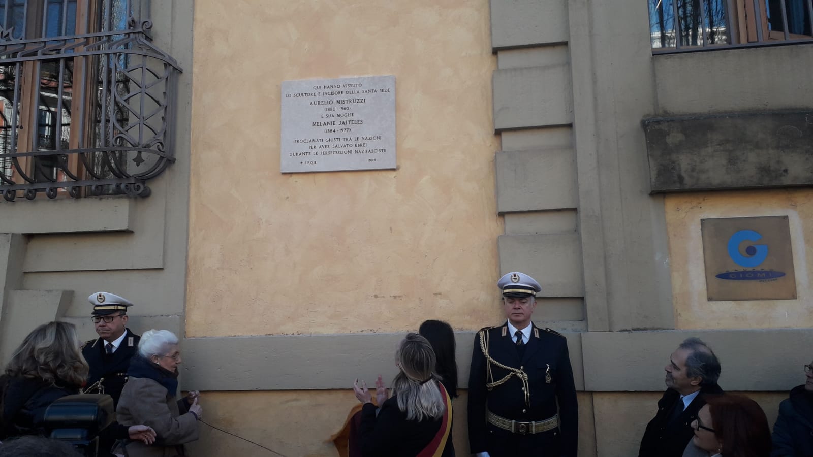 Mistruzzi, la targa del coraggio
