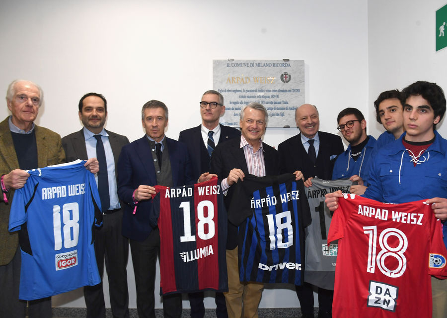 Una maglia per Arpad Weisz</br>Bologna e Inter unite nel ricordo