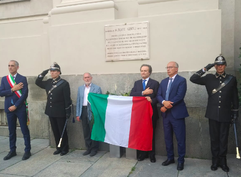 Torino – Una targa per Gentili
