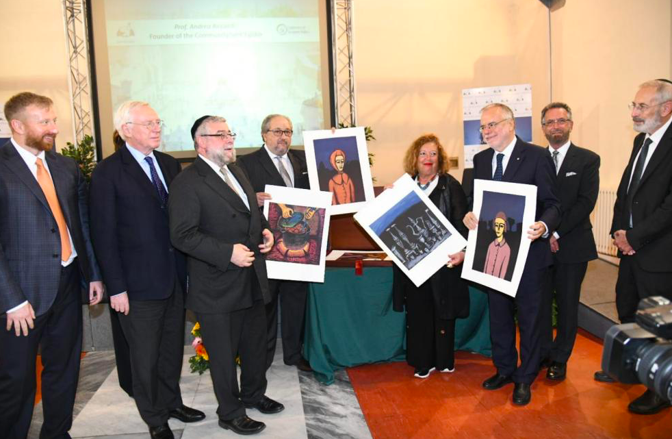 Il Premio rabbi Rosen a Riccardi <br> “Baluardo contro l’antisemitismo”