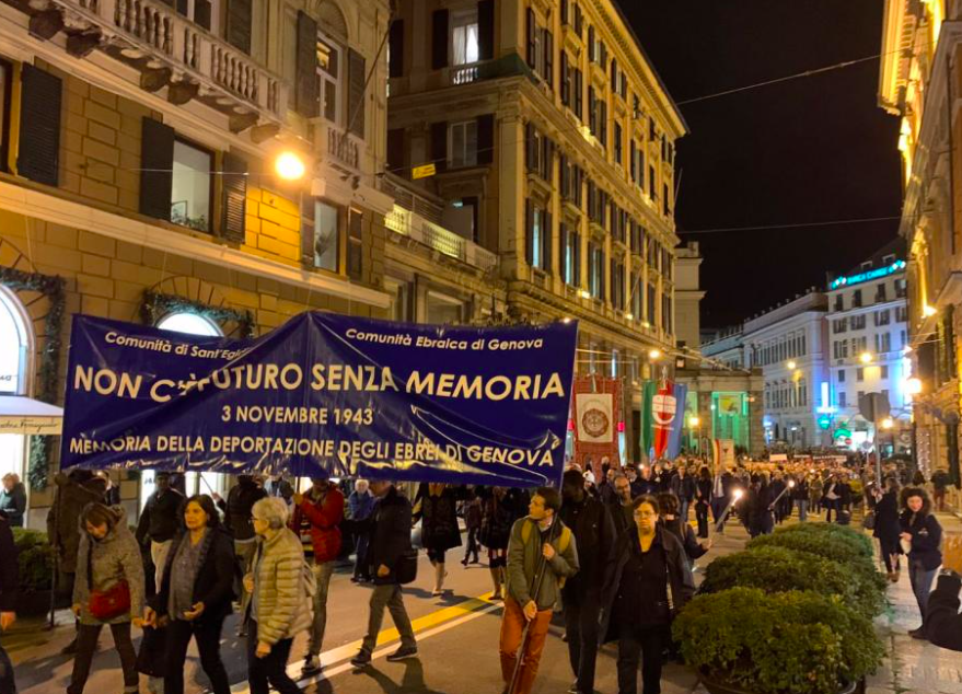 3 novembre ’43, Genova ricorda <br> “Odio è un problema di tutti”