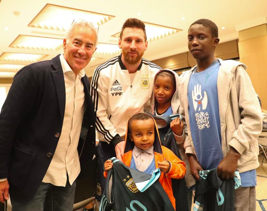 Messi in Israele, tra grande calcio <br> e progetti per l’infanzia in difficoltà