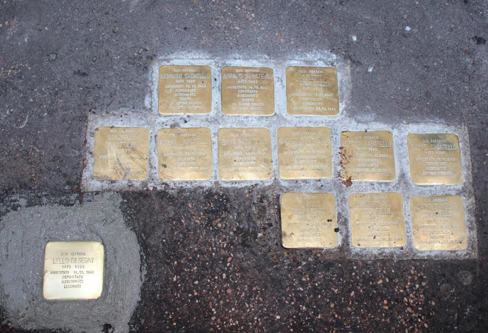 Roma, 34 pietre del ricordo <br> Nel nome di Lello Di Segni
