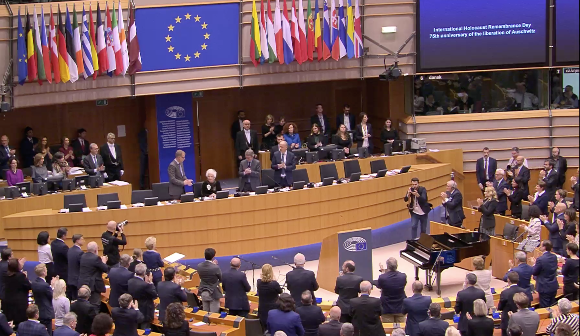 Liliana, l’omaggio del Parlamento Ue