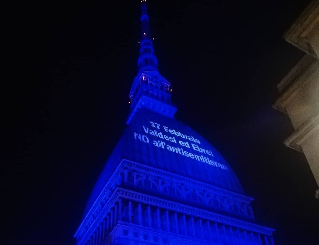 Torino, dalla Mole alle piazze </br>per dire no all’antisemitismo