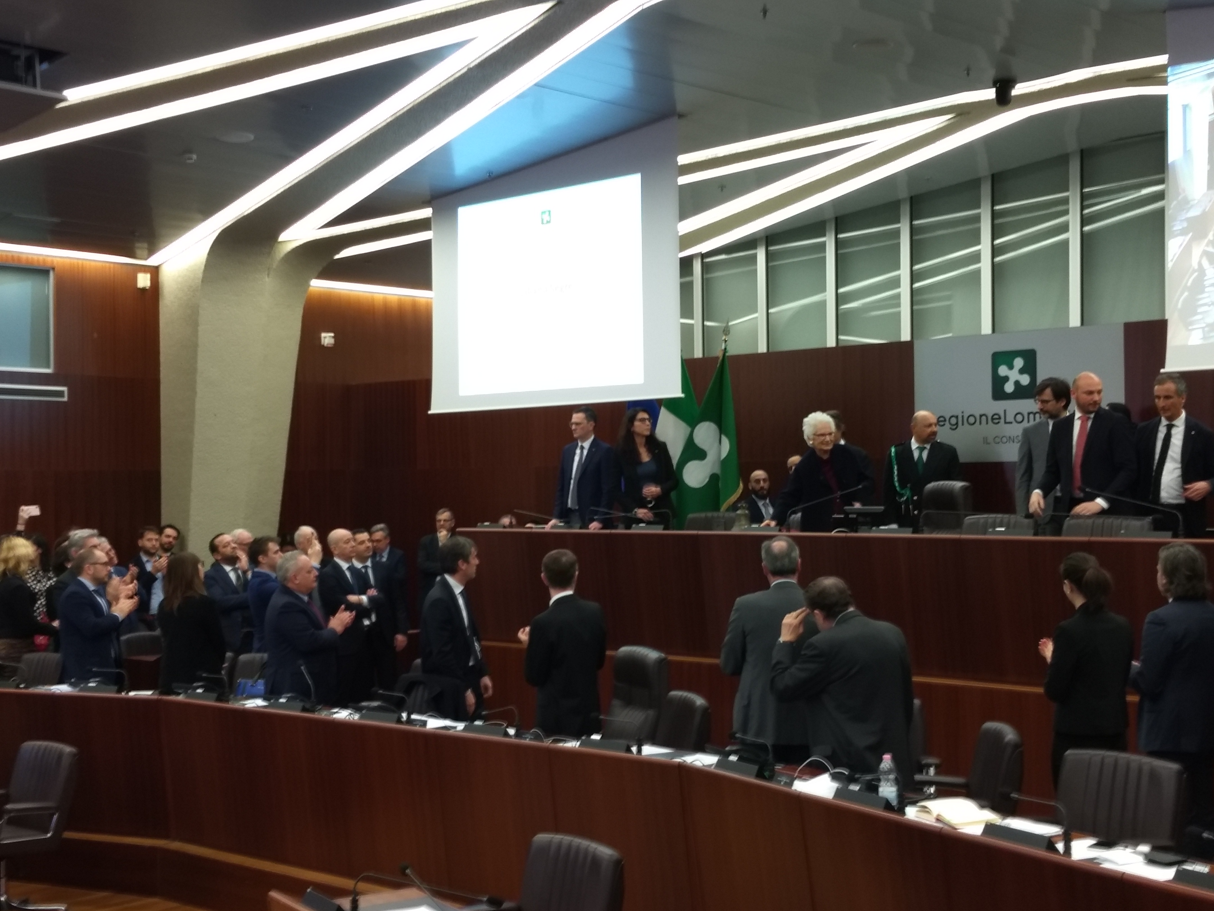 Lombardia, Liliana Segre al Consiglio: </br>“Non smetterò mai di combattere l’odio”