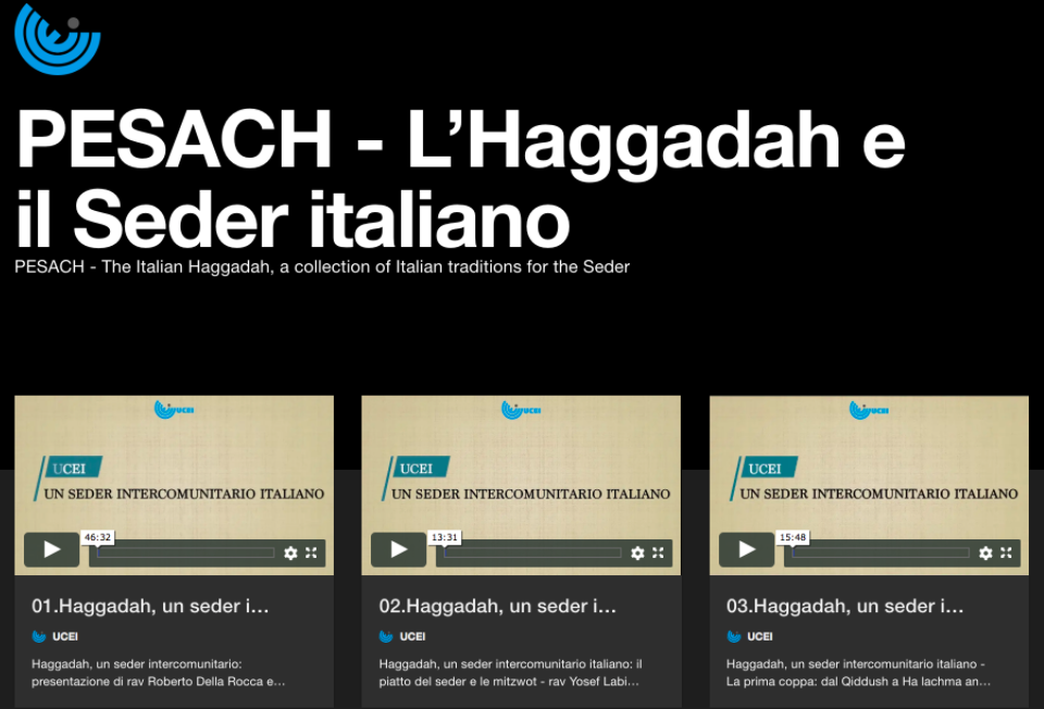 Cultura, identità e informazione <br> I video UCEI disponibili per tutti